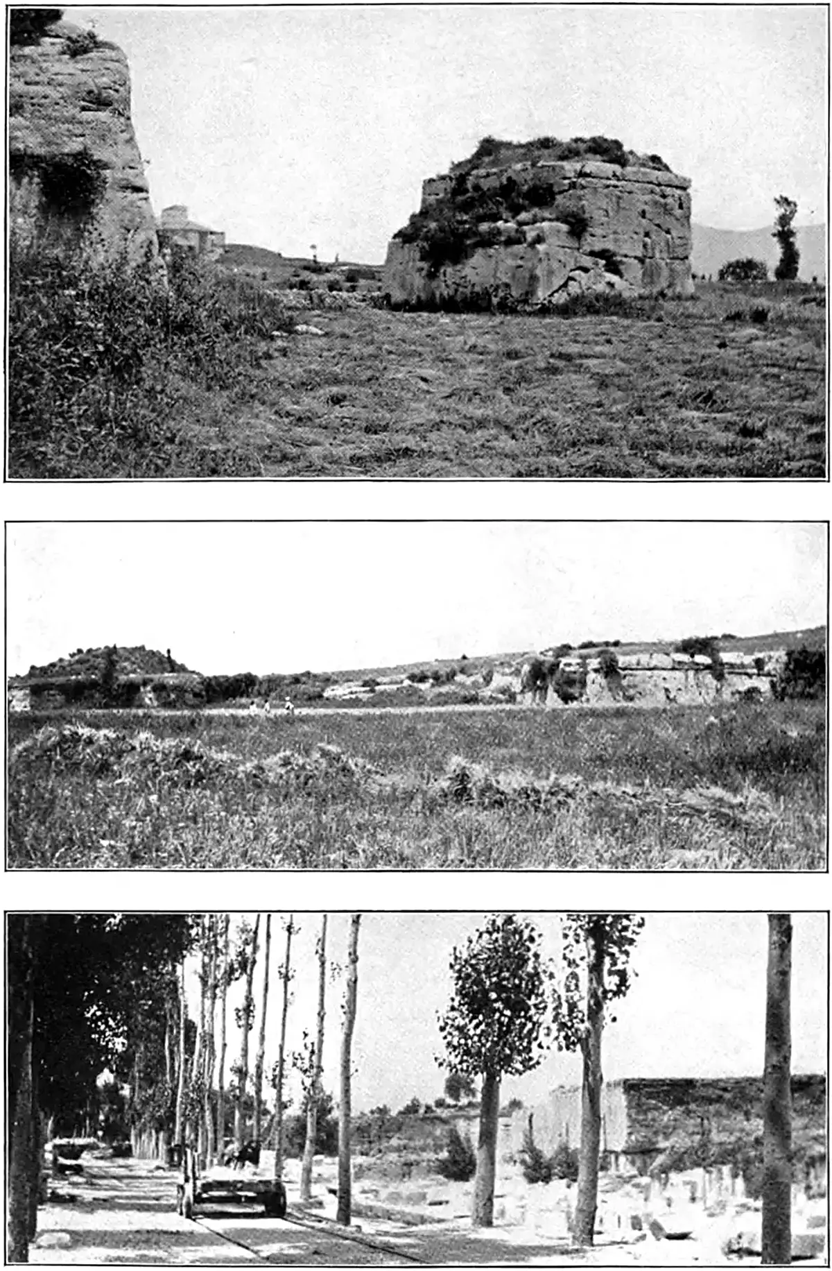 Detalle de superficie: Vitruvius the Ten Books on Architecture - Travertine Quarries on the Roman Campagna