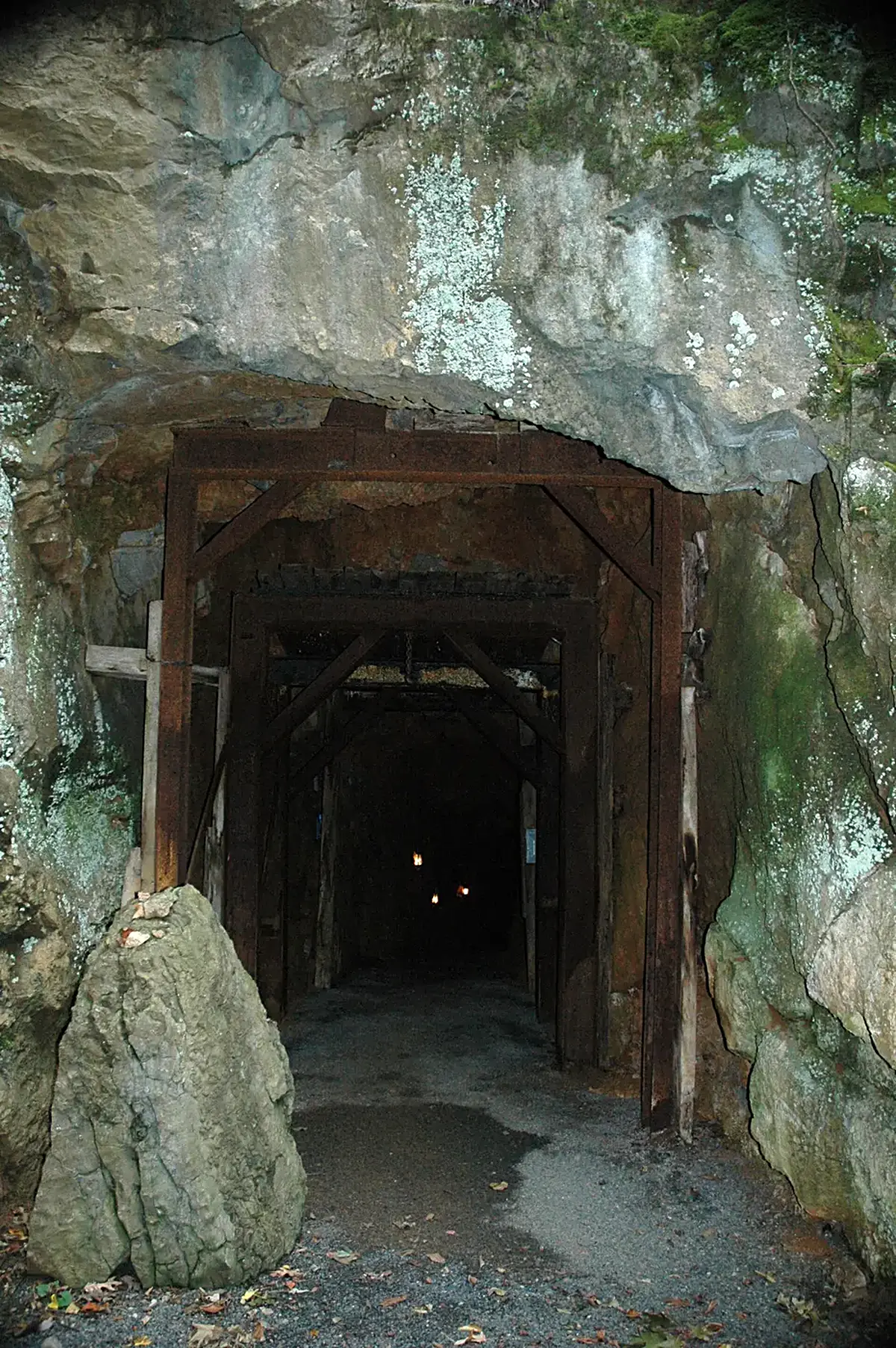 Surface detail: 131 Coral Caverns opening 1