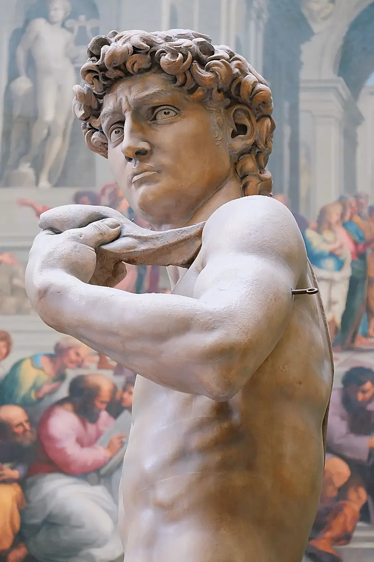 Surface detail: Michaelangelo's David, Victoria and Albert Museum, London. Fujifilm. (24770590180)