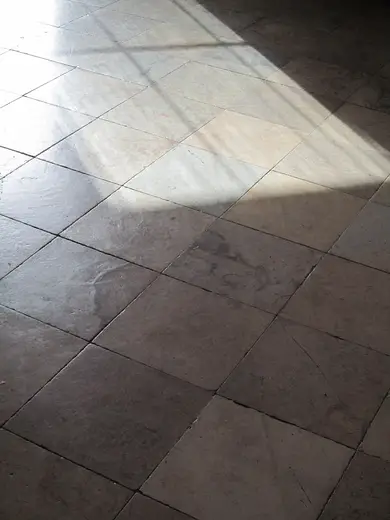 Flooring: East courtroom floor with a shaft of sunlight (5395928819)