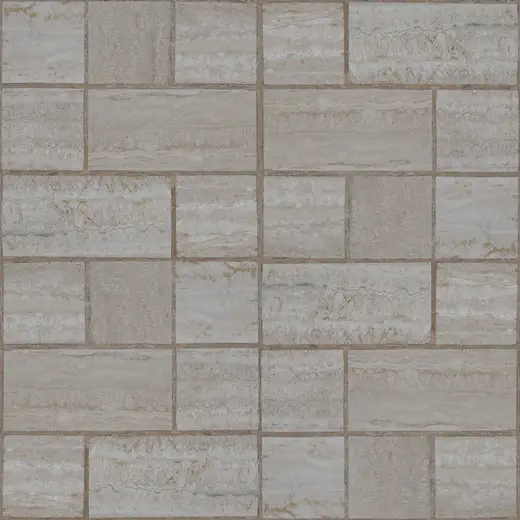 Flooring: Beige cream marble cobblestone pattern seamless tiled floor paving texture