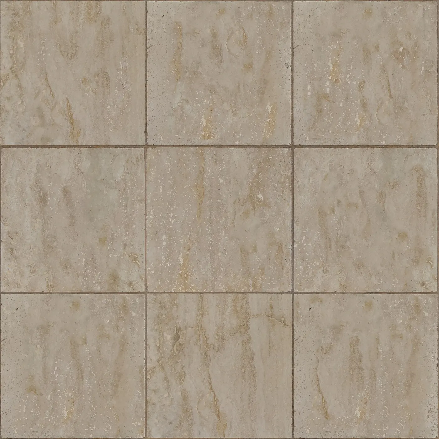 Flooring: Tan beige clean marble square seamless tile floor paving texture