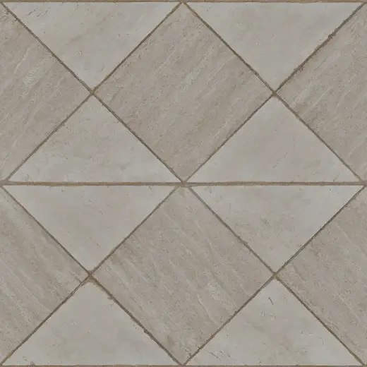 Flooring: Cream ivory taupe marble diagonal diamond checkered pattern seamless tile floor paving tex