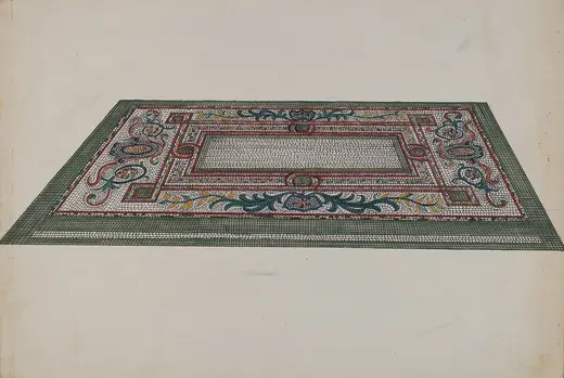 Flooring: Ellen Duncan, Marble Mosaic Floor, c. 1936, NGA 22405