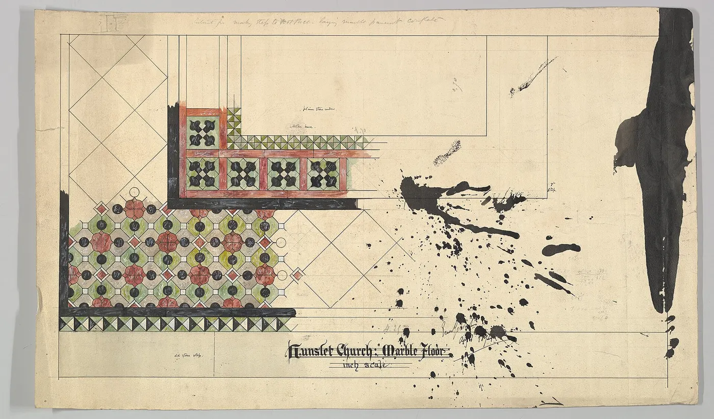 Sol: Marble Floor Design for Hunslet Church MET DP820970