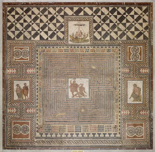 Mosaico: Theseus Mosaic - Google Art Project