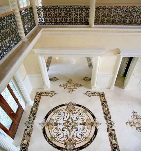 Mosaico in pietra naturale – Marmi di Carrara
