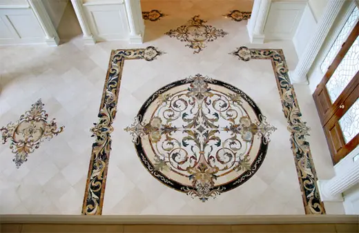 Mosaico in pietra naturale – Marmi di Carrara
