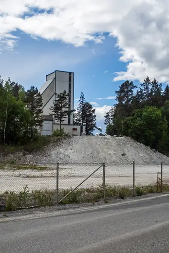 Вид карьера: Förby limestone quarry