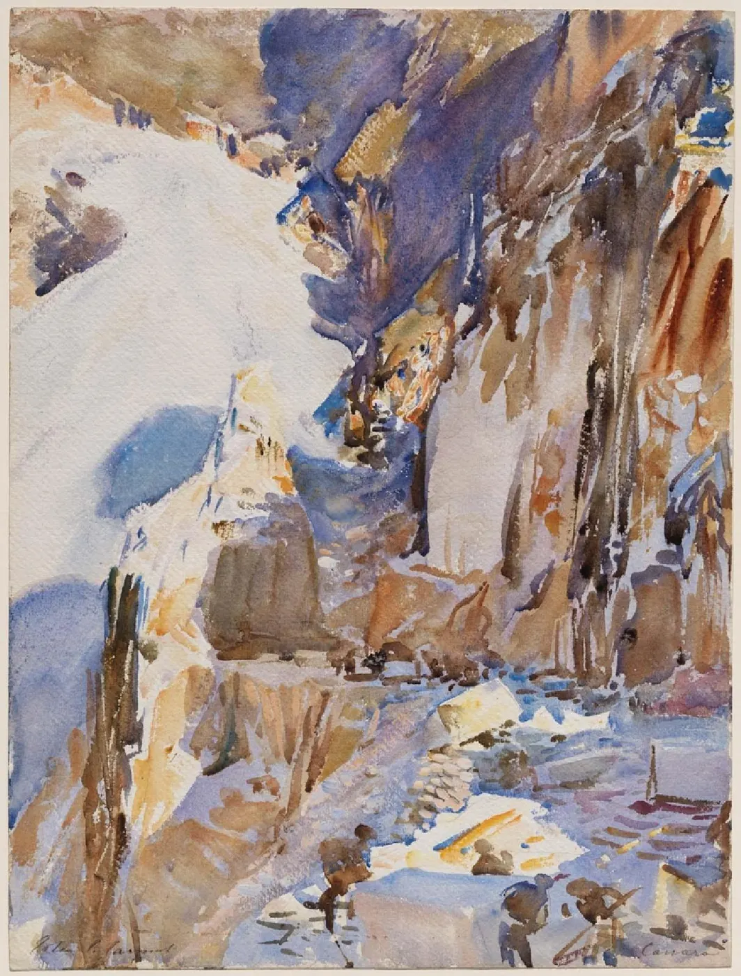 Вид карьера: Sargent - Carrara A Quarry, 1911, 21.141
