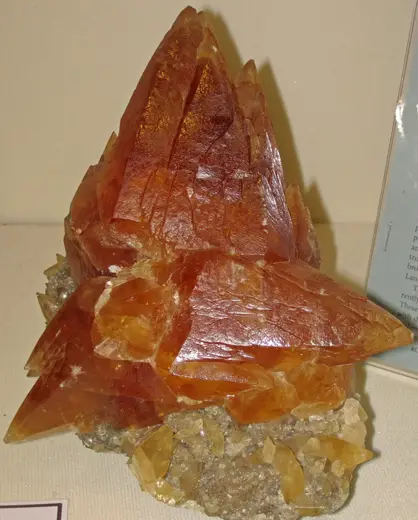 Вид карьера: Calcite crystals (Pugh Quarry, near Custar, Ohio, USA) 10