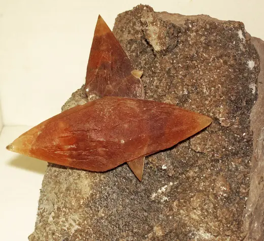 Вид карьера: Calcite crystals (Pugh Quarry, near Custar, Ohio, USA) 1