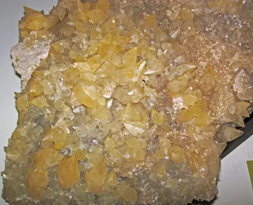 Вид карьера: Calcite crystals (Pugh Quarry, near Custar, Ohio, USA) 3