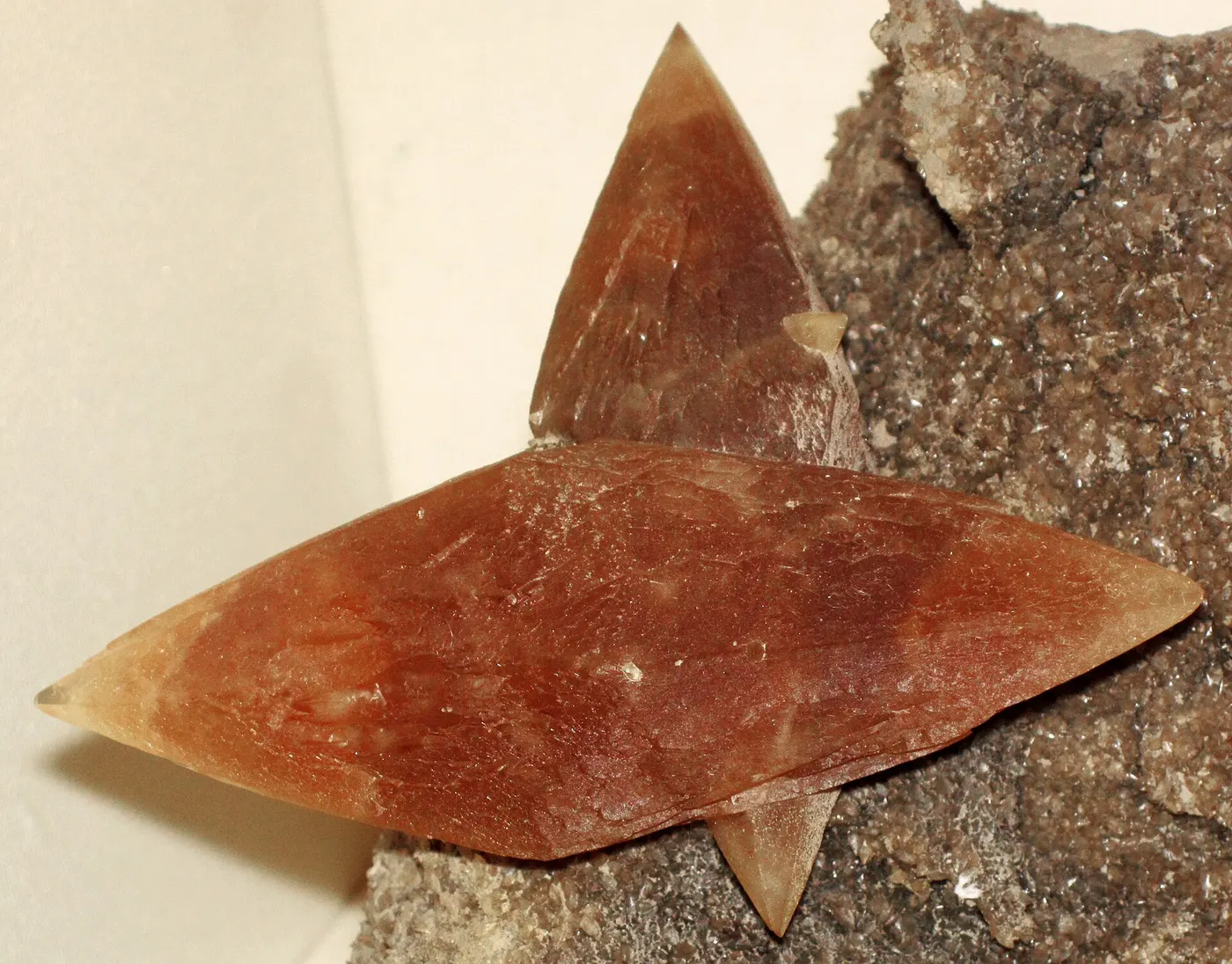 Vista de cantera: Calcite crystals (Pugh Quarry, near Custar, Ohio, USA) 2