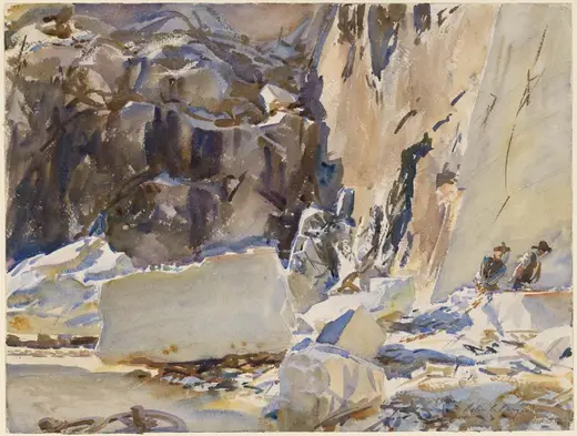 Вид карьера: Sargent - Carrara In a Quarry, 1911, 12.242