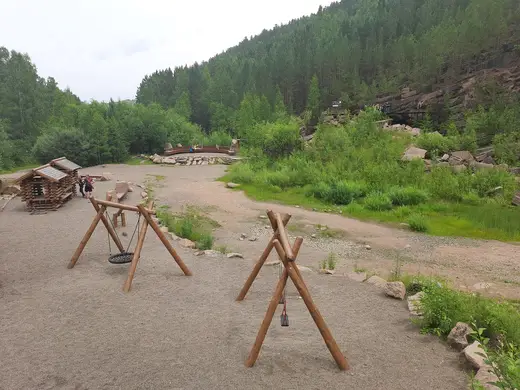 Вид карьера: Krasnoyarsk Stolby granite quarry 21