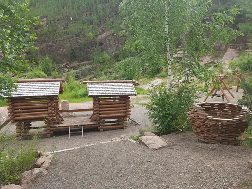 Вид карьера: Krasnoyarsk Stolby granite quarry 24