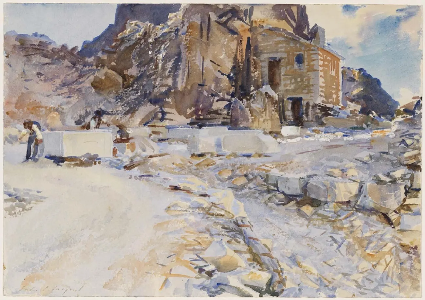 Veduta di cava: Sargent - Carrara Little Quarry, 1911, 12.244