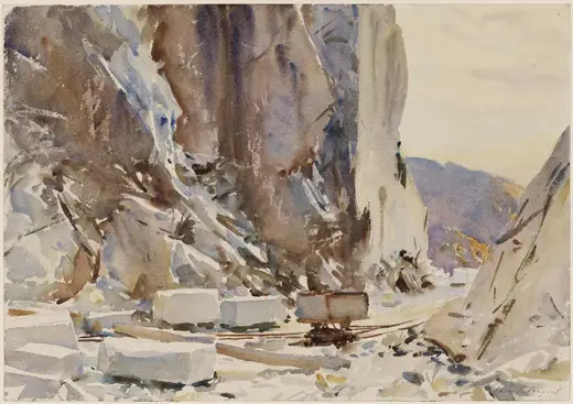 Vista de cantera: Sargent - Carrara Quarry II, 1911, 12.237