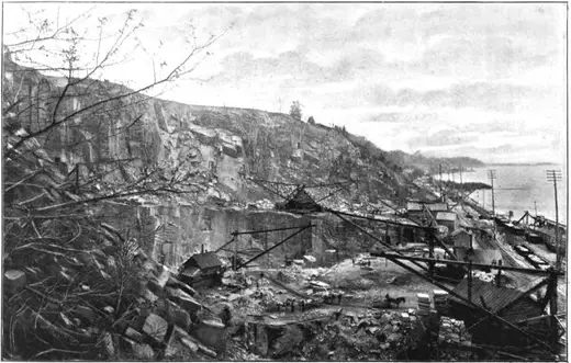 Vista de cantera: McClanahan Granite Quarry PlateX MD Geological Survey Volume 2
