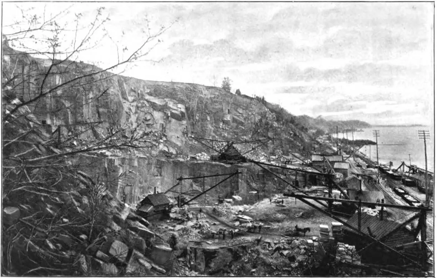Quarry view: McClanahan Granite Quarry PlateX MD Geological Survey Volume 2