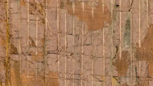 Vista de cantera: Rocks and texture in Rixö granite quarry 4