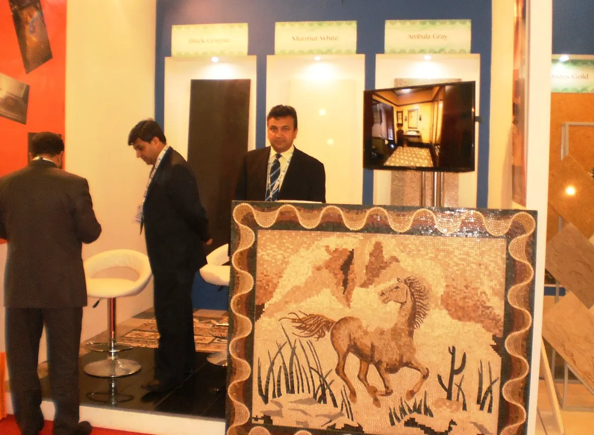 Superficie di lastra: USAID Firms Project Marble & Granite sector participates in the BIG 5, largest constructio