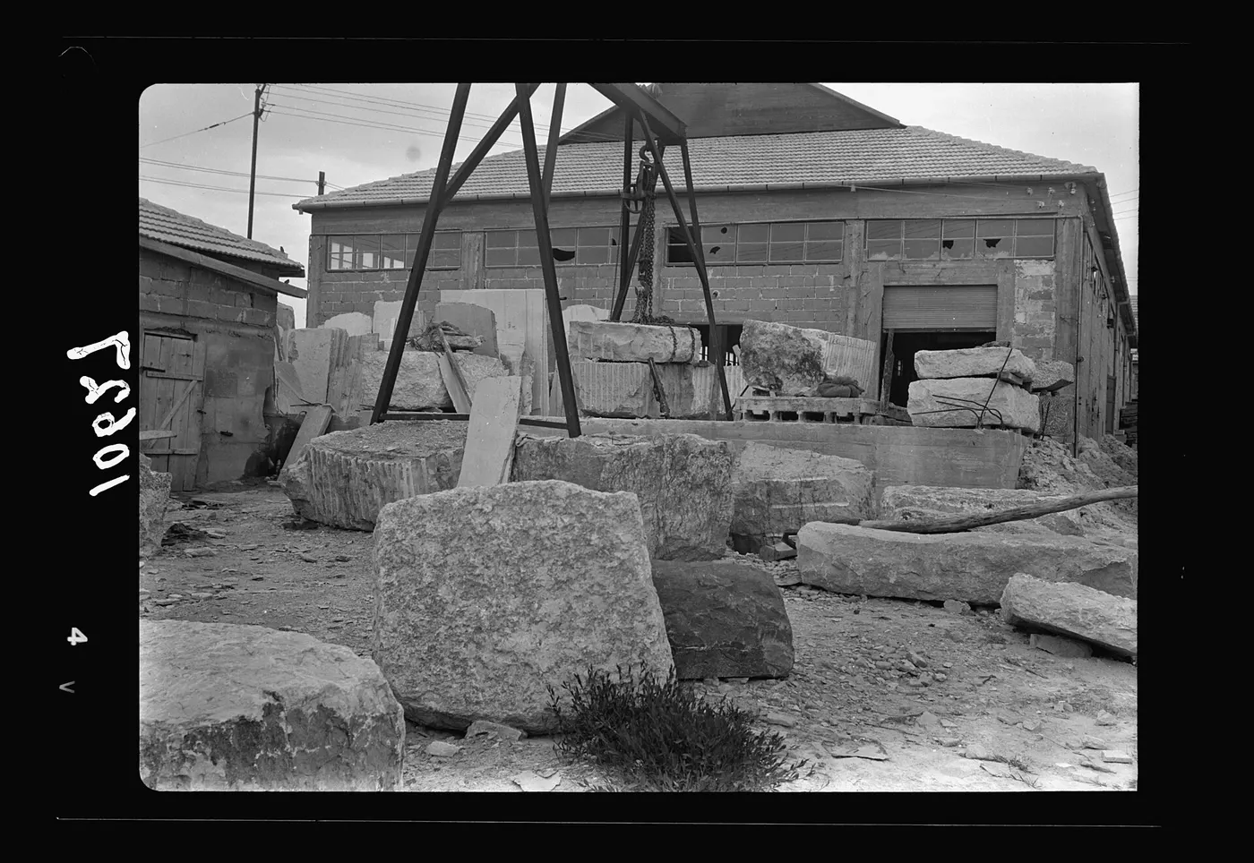 Slab surface: Jewish factories in Palestine on Plain of Sharon & along the coast to Haifa. Petah-Tikvah.