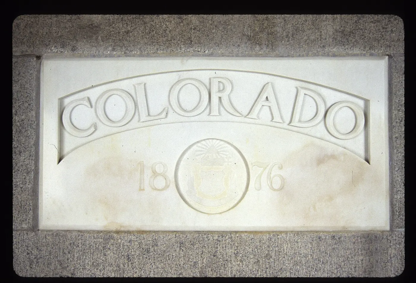 Slab surface: File-Name- Colorado-Level- 290-ft.-Donor- State of Colorado-Dates- 19131913-Original mater