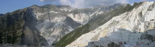 Surface de dalle: Carrara