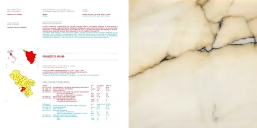 Superficie di lastra in pietra naturale – Marmi di Carrara