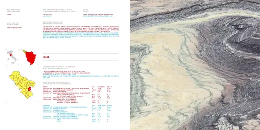 Superficie de losa en piedra natural – Marmi di Carrara