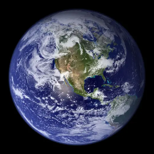 Superficie de losa: NASA Earth America 2002