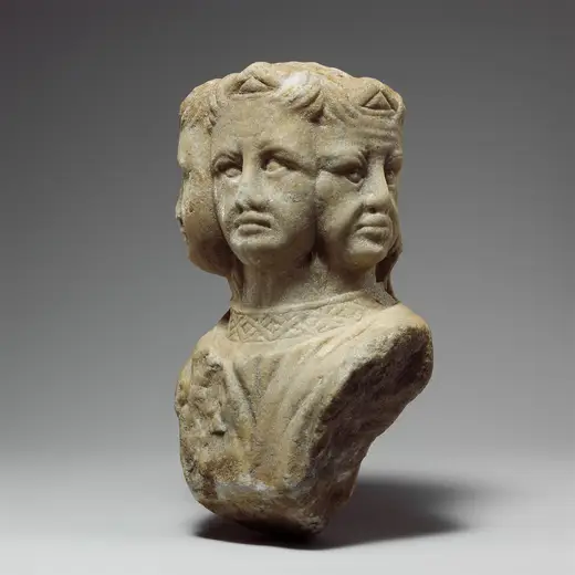 Superficie de losa: Vultus trifrons or an Allegory of Prudence MET DP136605