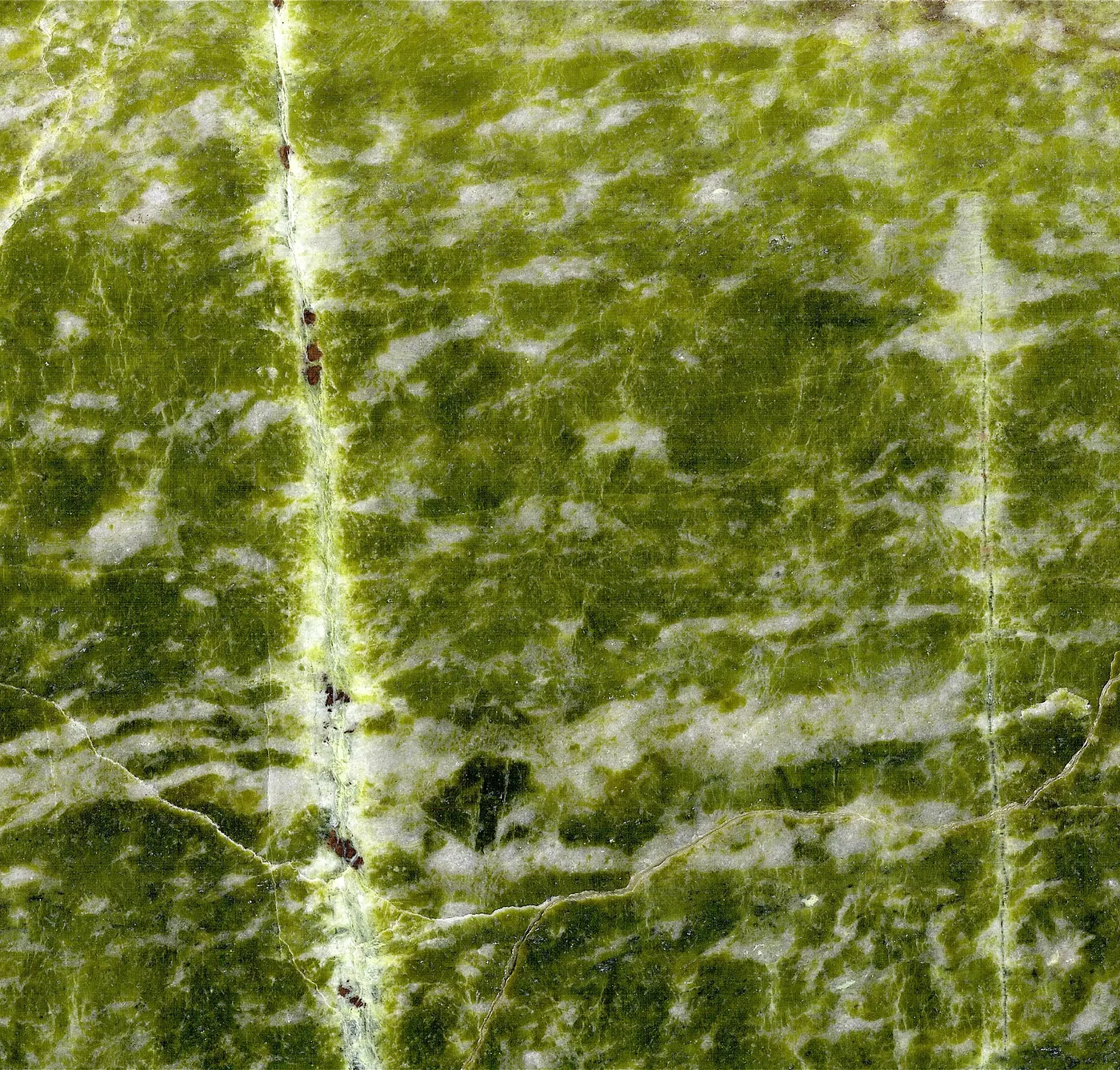 Plattenoberfläche: Irish Green Marble (Connemara Marble Formation, Neoproterozoic; Ordovician metamorphism; G