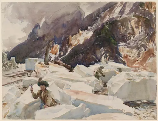Superficie di lastra: Sargent - Carrara Wet Quarries, 1911, 12.241