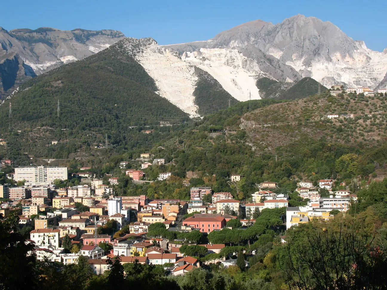 Surface de dalle: Carrara