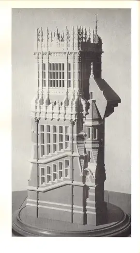 Scala: Marble Halls Physick Darby 1973 Catalogue Entry 027 Bear Wood Staircase Tower Model