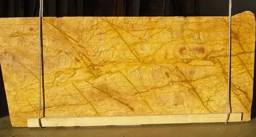 Giallo Damasco marmo, superficie di lastra – Marmi di Carrara – oro, marrone (10)