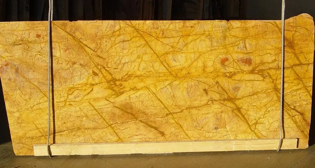 Giallo Damasco мрамор, поверхность плиты – Marmi di Carrara – золотистый, коричневый (10)