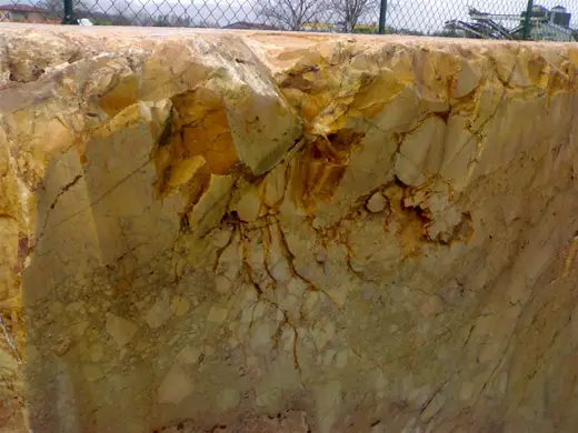 Giallo Damasco mármol, superficie de losa – Marmi di Carrara – marrón, dorado (3)