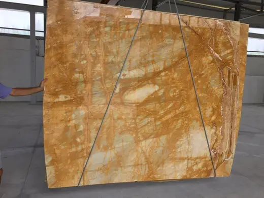 Giallo Siena marble slab surface – Marmi di Carrara – gold, charcoal (17)