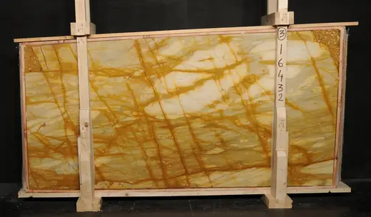 Giallo Siena marble slab surface – Marmi di Carrara – gold, black (4)