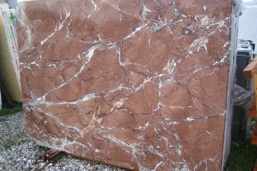 Giallo Siena marble slab surface – Marmi di Carrara – grey, brown (40)