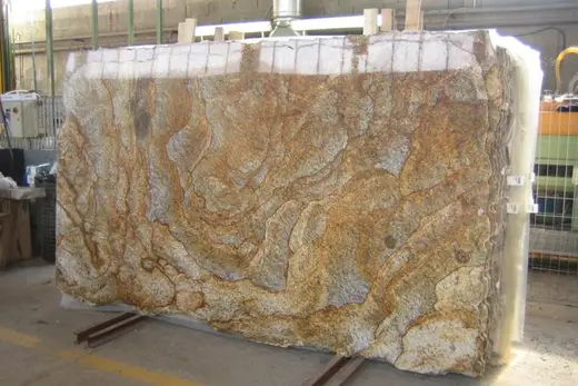 Golden Hill marble slab surface – Marmi di Carrara – grey, gold (2)
