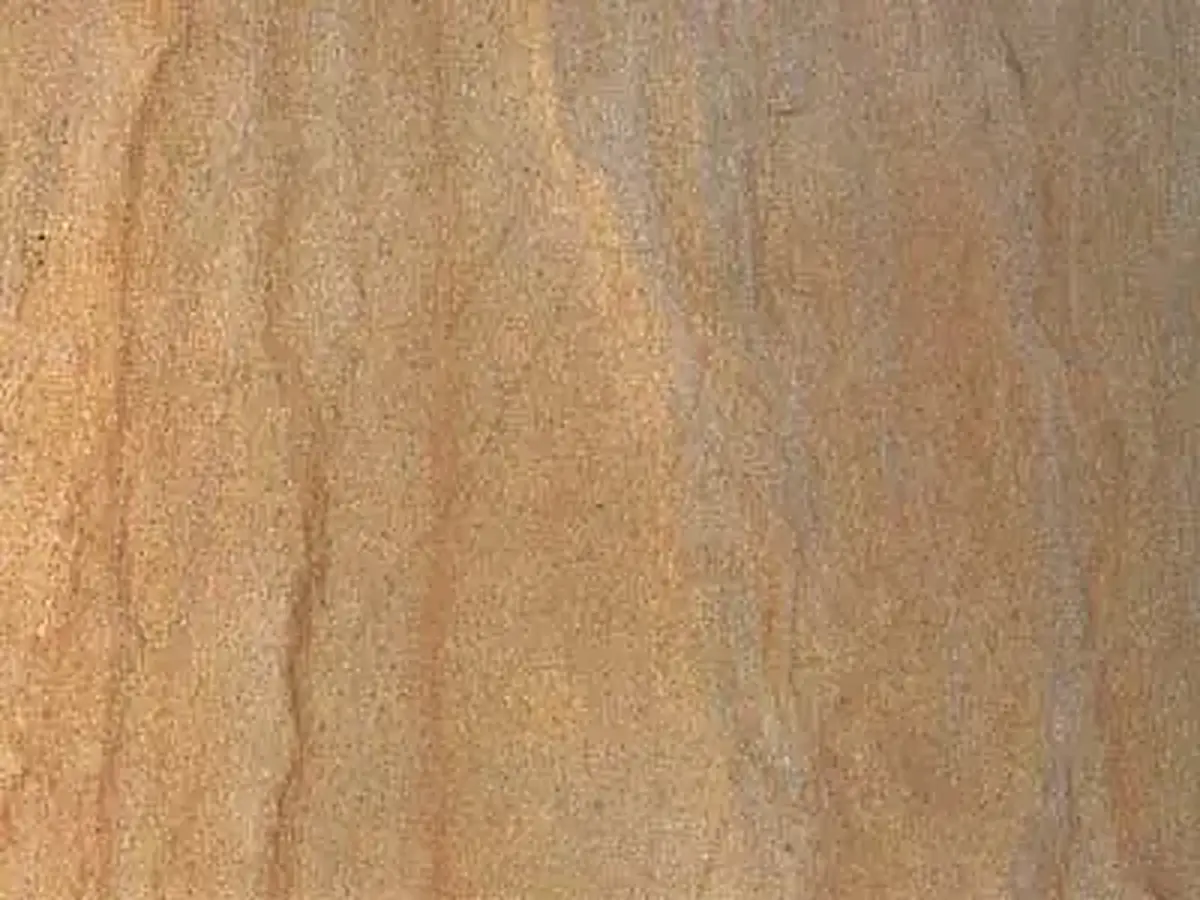 Golden Sandstone arenisca, muestra pulida – Marmi di Carrara – dorado, gris (1)