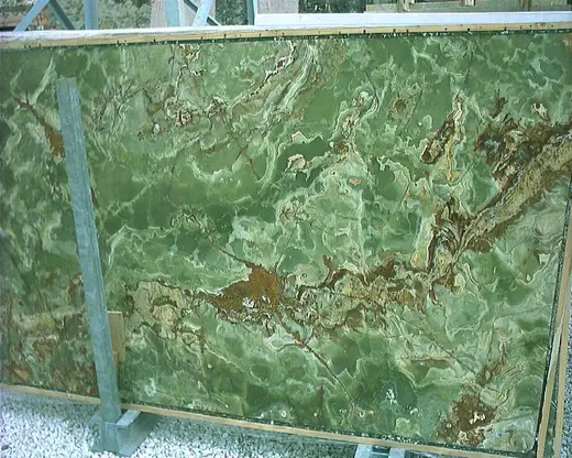 Green Onyx ónix, superficie de losa – Marmi di Carrara – verde, gris (6)