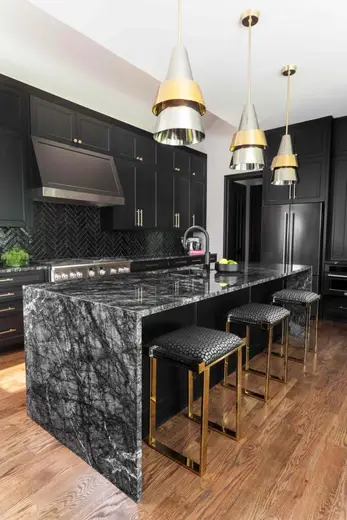 Grigio Carnico marble surface detail – Marmi di Carrara – charcoal, green (13)