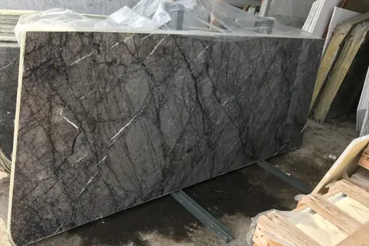 Grigio Carnico marble slab surface – Marmi di Carrara – charcoal, green (18)