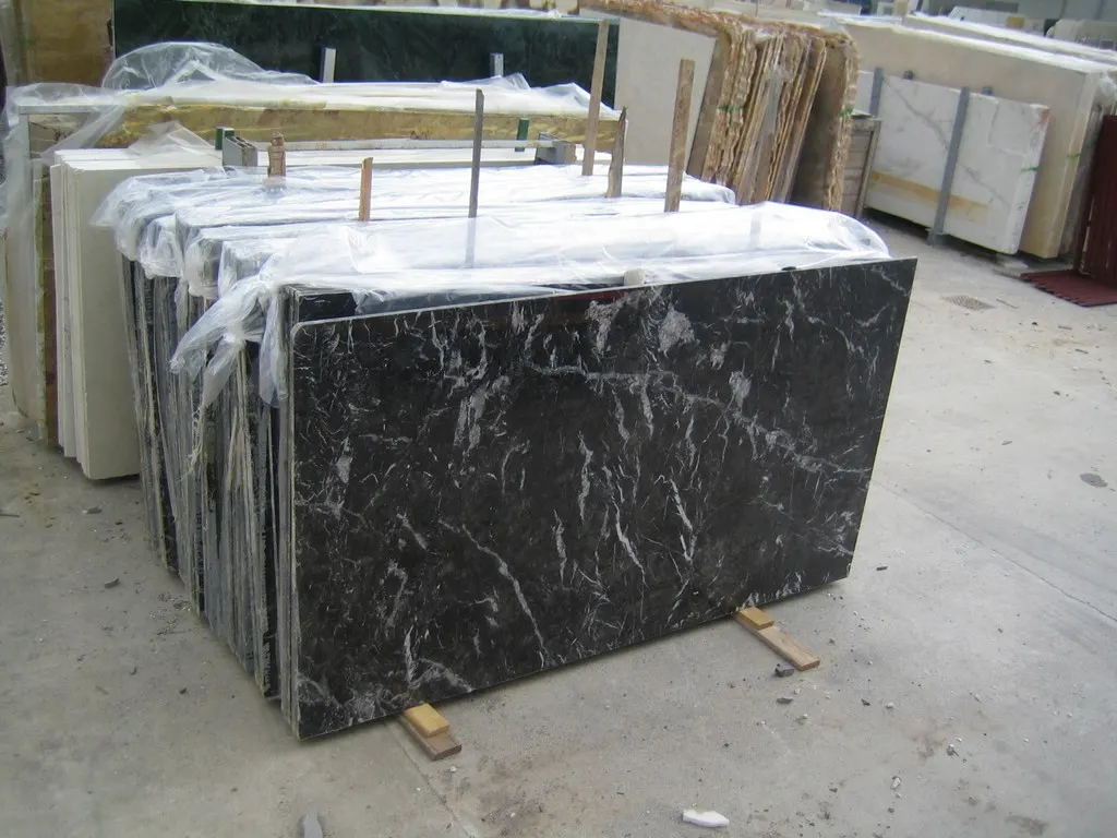 Grigio Carnico marmo, superficie di lastra – Marmi di Carrara – antracite, grigio (7)